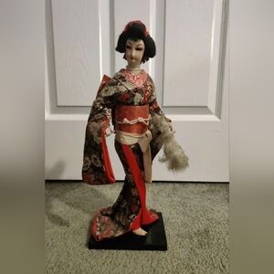Japanese Geisha Doll (around 16" tall)